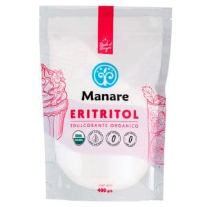 Eritritol Orgánico 400 grs Manare Frontal