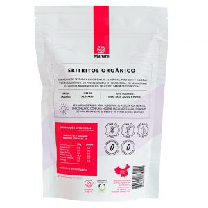 Eritritol Orgánico 400 grs Manare Posterior