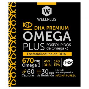 OMEGA PLUS 670mg (FOSFOLÍPIDOS DE OMEGA 3) 60 cápsulas Ampliado