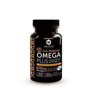 OMEGA PLUS 670mg (FOSFOLÍPIDOS DE OMEGA 3) 60 cápsulas Frontal