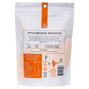 Psyllium Orgánico 200 gr Manare Posterior