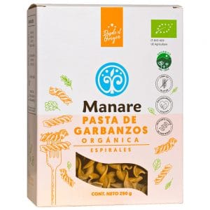 Pasta de Garbanzo en Espirales 250gr - Frontal