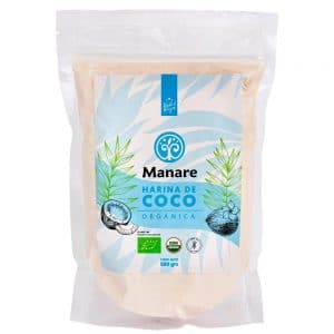 Harina de coco orgánica 500 gr - Frontal