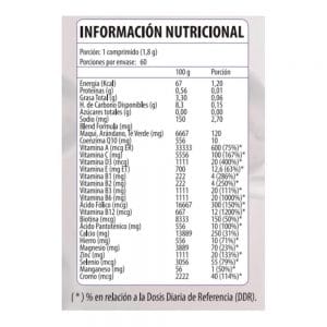 Vitamin UP Multiwoman Info Nutricional