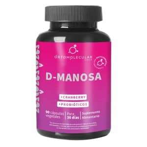 D-Manosa+Cranberry+Probióticos-90 cáps Frontal