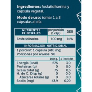 Fosfatidilserina Pure Contenido