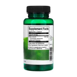 Cohosh Negro 540mg 60 Capsulas Contenido