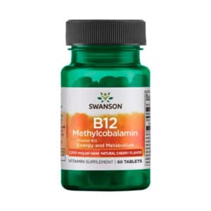 Vitamina B12 Metilcobalamina 2500mcg 60 tabletas Frontal