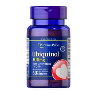 Ubiquinol CoQ10 Activa 100mg 60 Capsulas Frontal