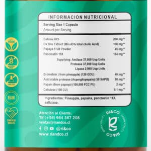 Enzimas Digestivas Contenido