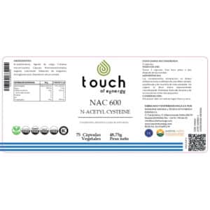 N-Acetyl-Cysteina NAC 600 Contenido