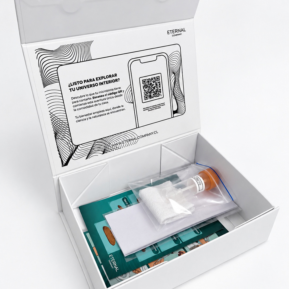 Test de microbiota intestinal Eternal Gut Contenido 1