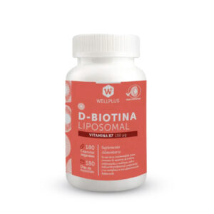 D-Biotina Liposomal 180 Capsulas Frontal